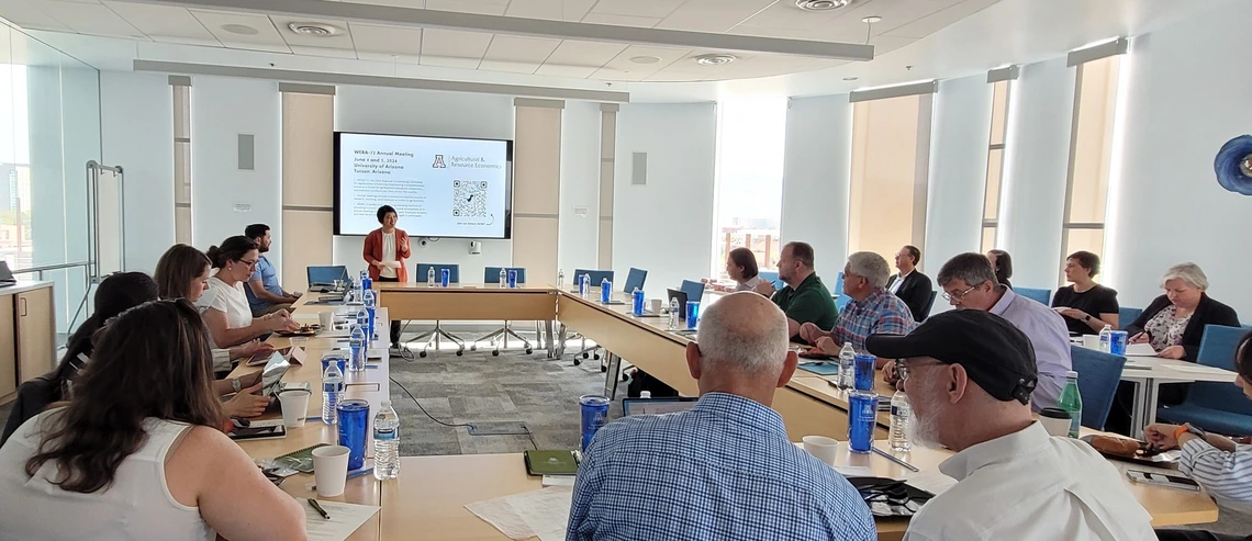 Picture of people in an office during a roundtable